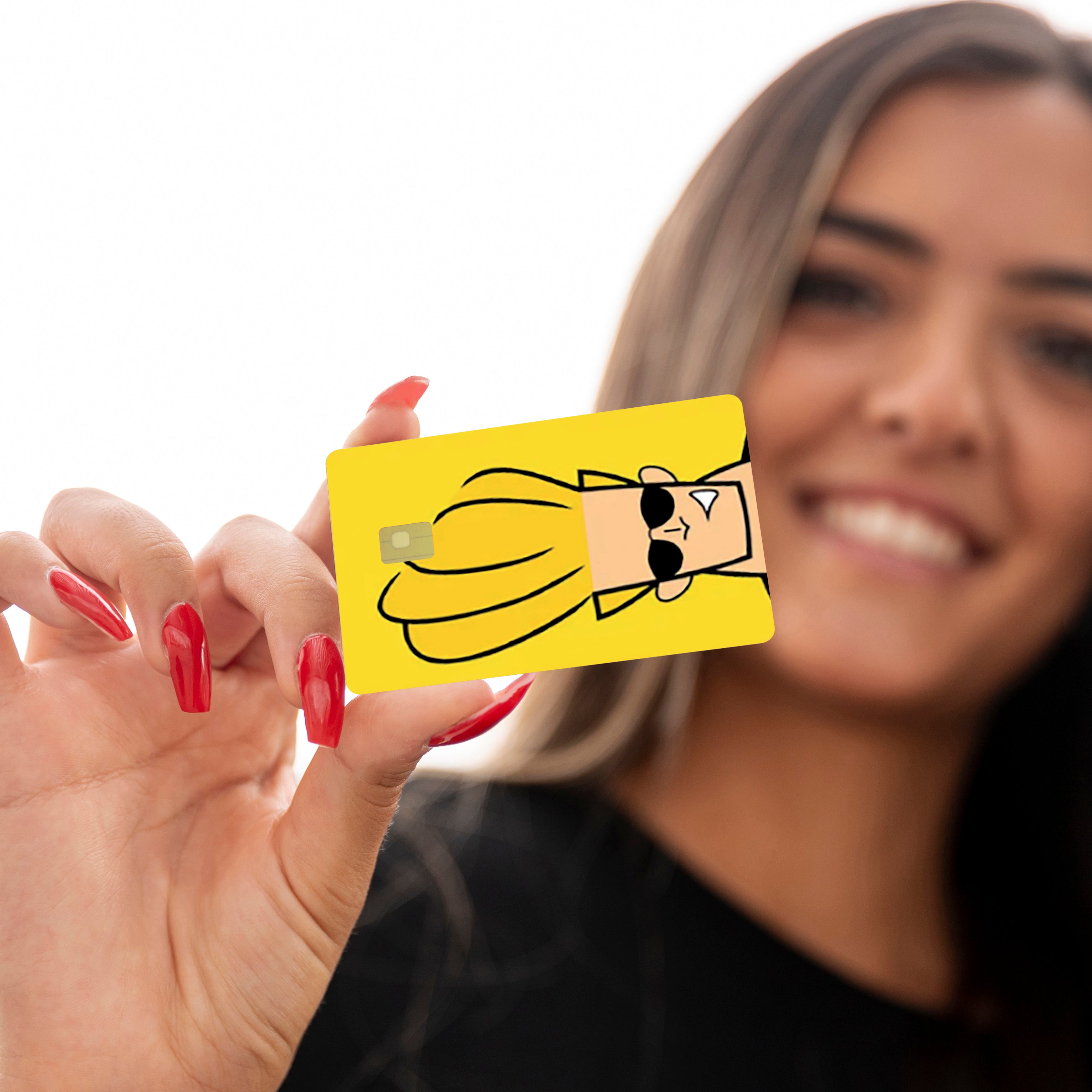 JOHNNY BRAVO Card | Premium Sticker