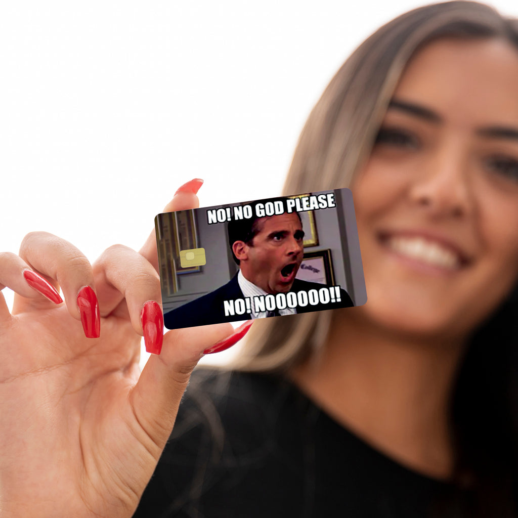 NO! NOOO Card | Premium Sticker