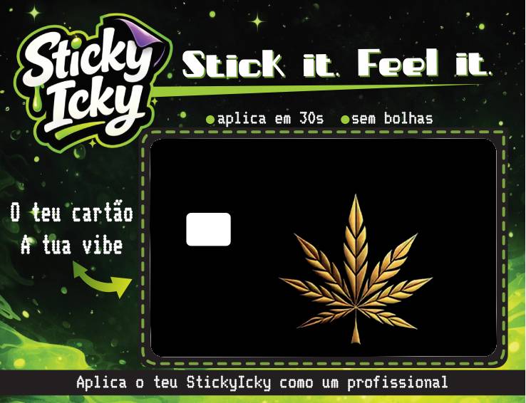 GOLD CBD Card | Molde & Sticker