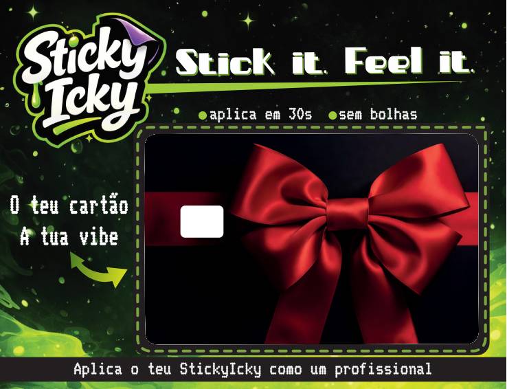 LAÇO RED Card | Molde & Sticker