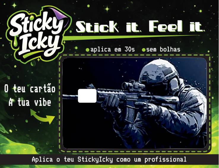 MILITAR Card | Molde & Sticker