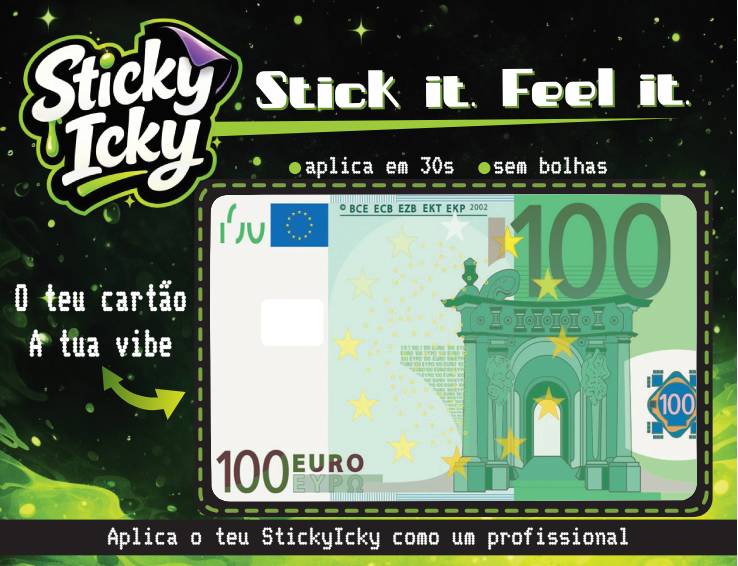 100e Card | Molde & Sticker