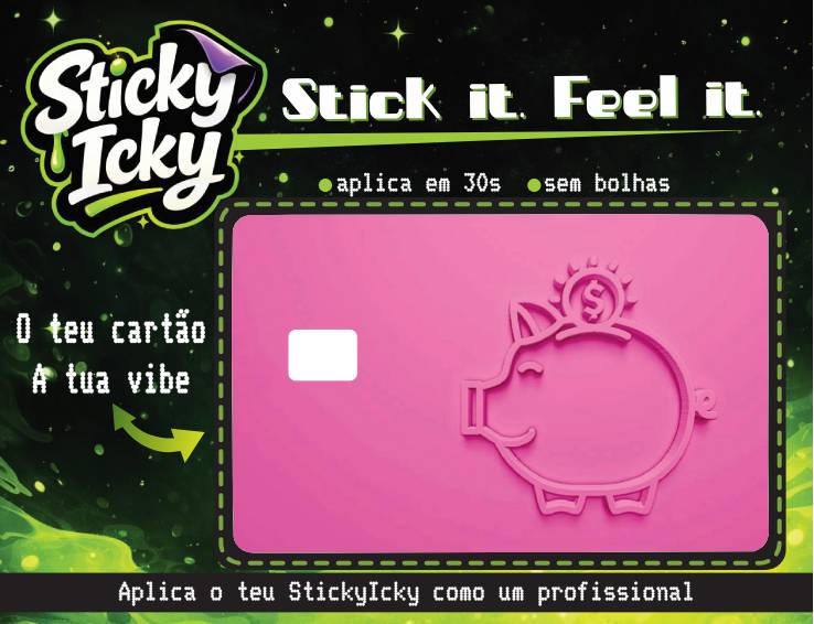 PINKY Card | Molde & Sticker