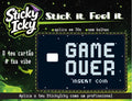 GAME OVER Card | Molde & Sticker