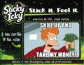 SHUT UP Card | Molde & Sticker