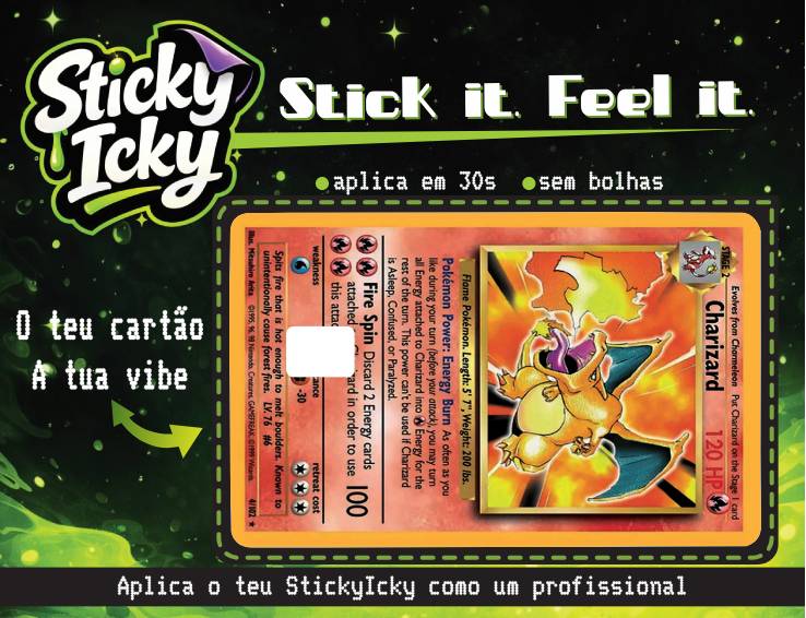 CHARIZARD Card | Molde & Sticker