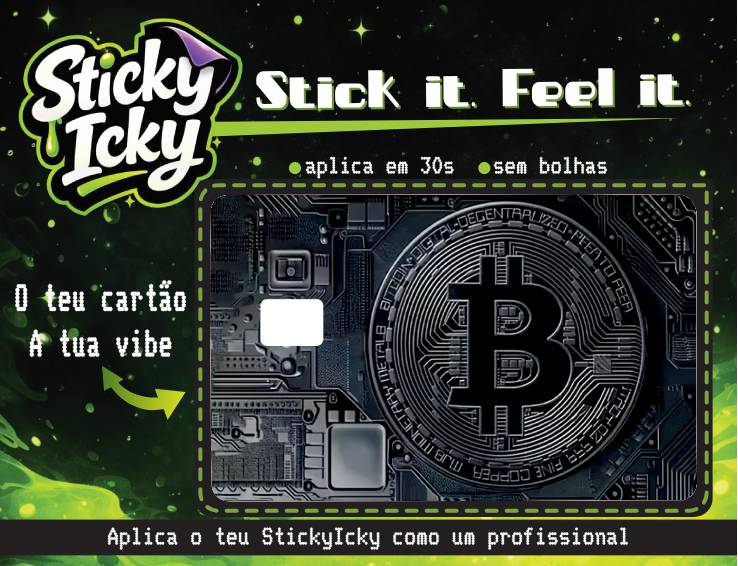BITCOIN Card | Molde & Sticker
