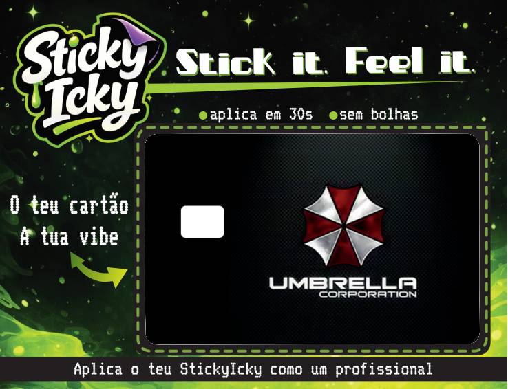 UMBRELLA Card | Molde & Sticker