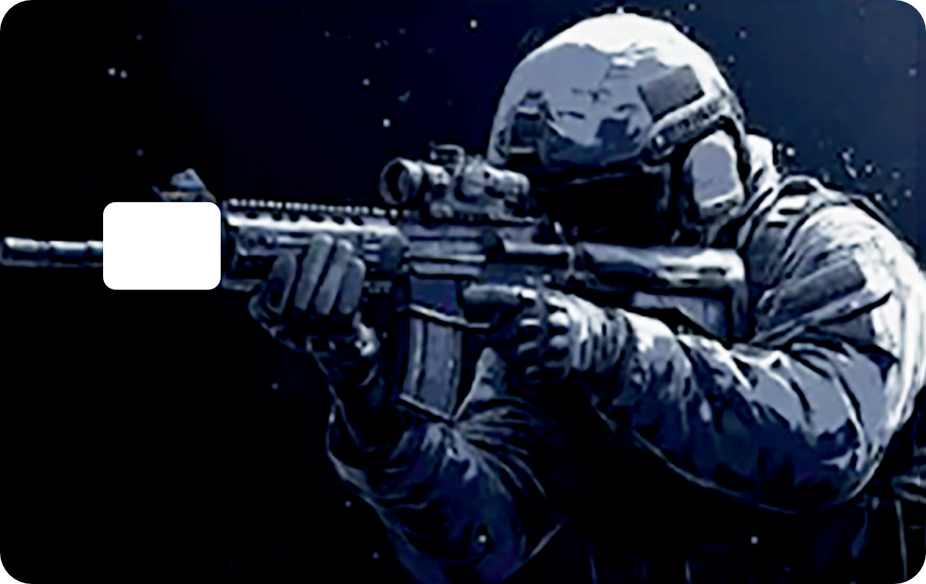 MILITAR Card | Premium Sticker