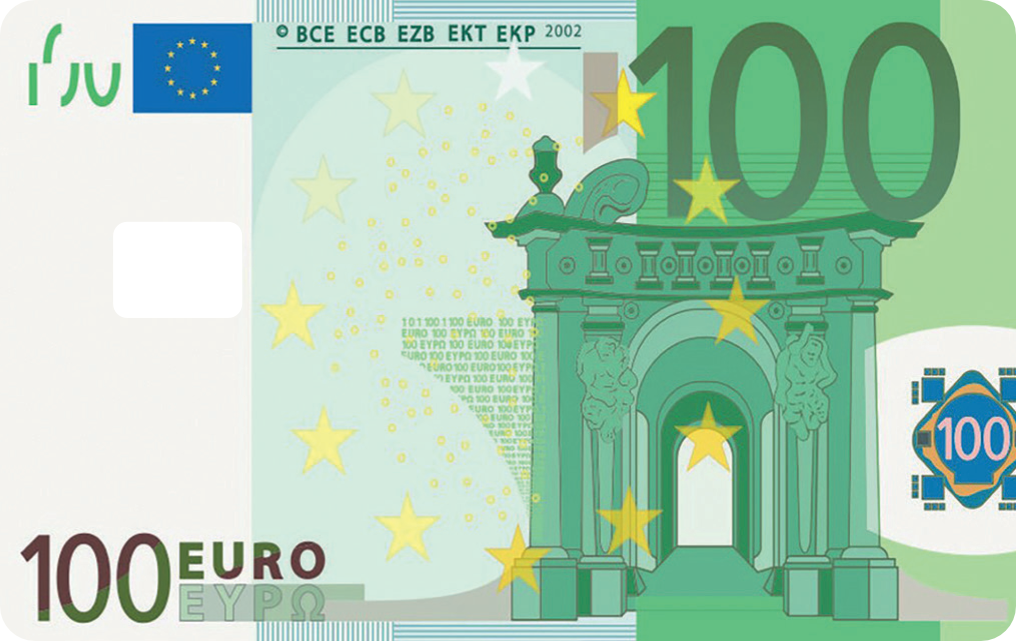 100e Card | Premium Sticker