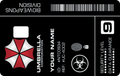 UMBRELLA CORP Card | Premium Sticker