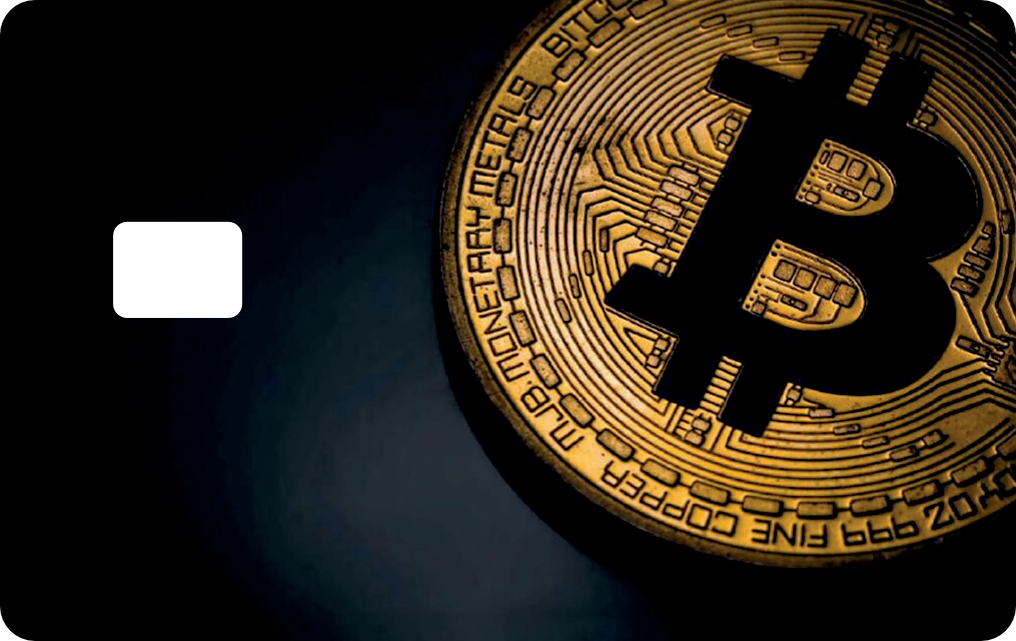 BITCOIN GOLD Card | Premium Sticker
