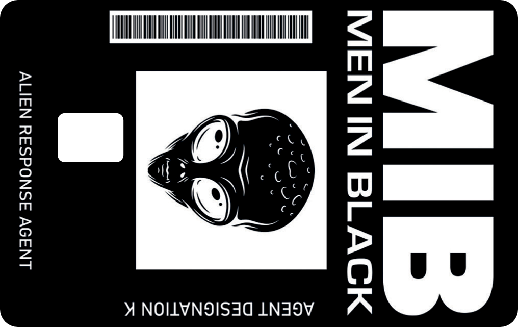 MIB Card | Premium Sticker