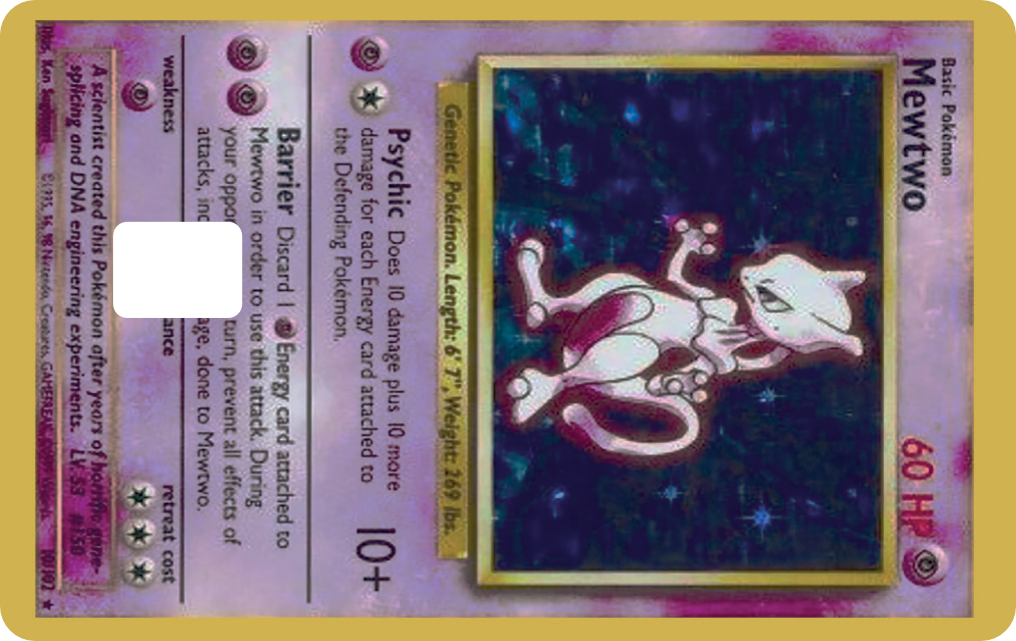 MEWTWO Card | Premium Sticker